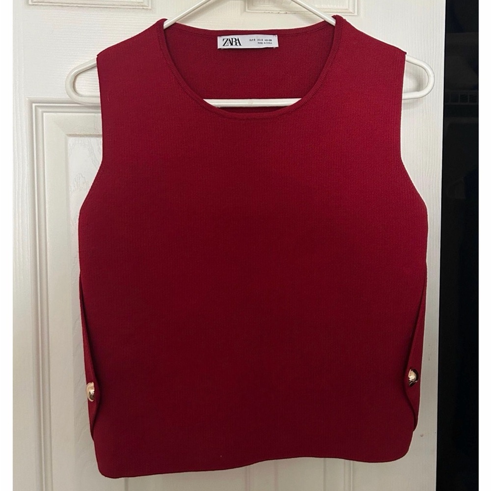 Zara Women's Bold Red Tank Top